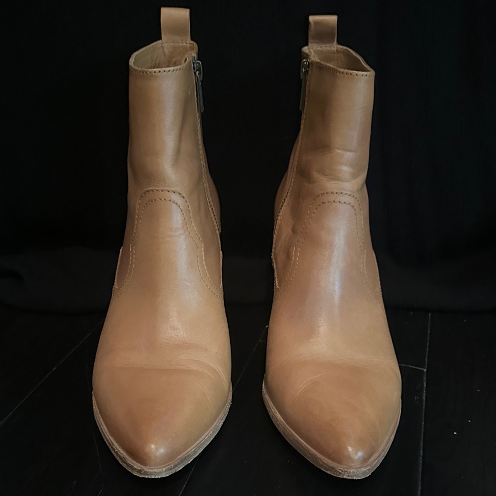 Frye Tan Ankle Boots